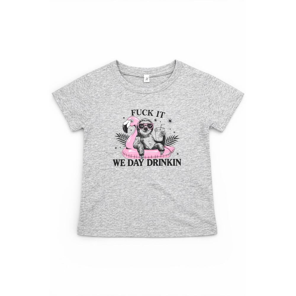 Kids Girls Gray T-Shirt Summer Short Sleeve 100 % Cotton Tee Size 10